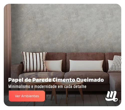 Papel de Parede Cimento Queimado