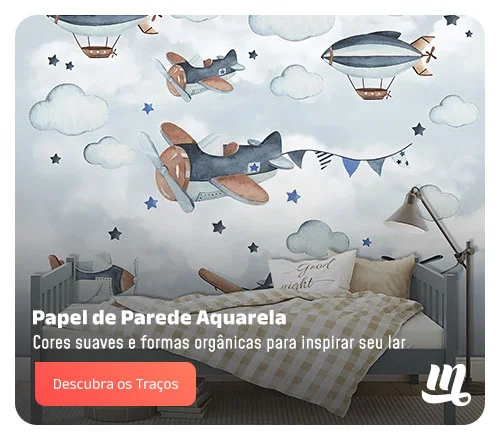Papel de Parede Aquarela