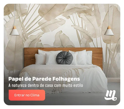 Papel de Parede Folhagem