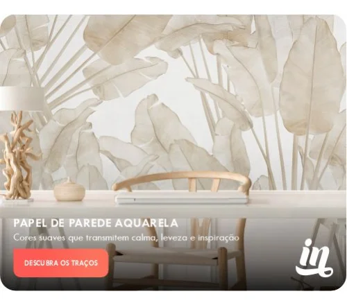 Papel de Parede Aquarela