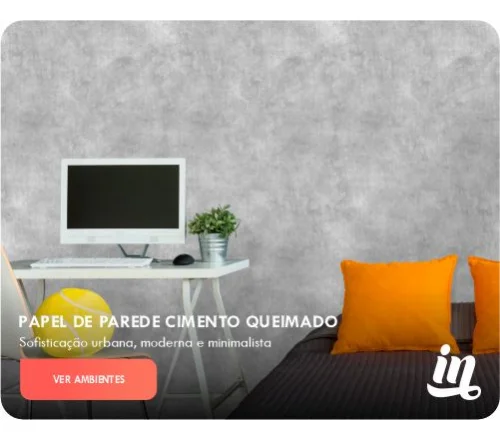 Papel de Parede Cimento Queimado