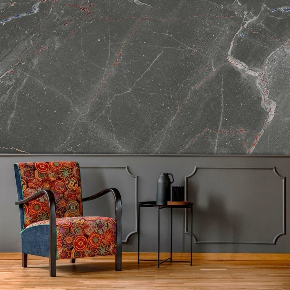 Papel de Parede Personalizado Mármore Pedra Estrelar