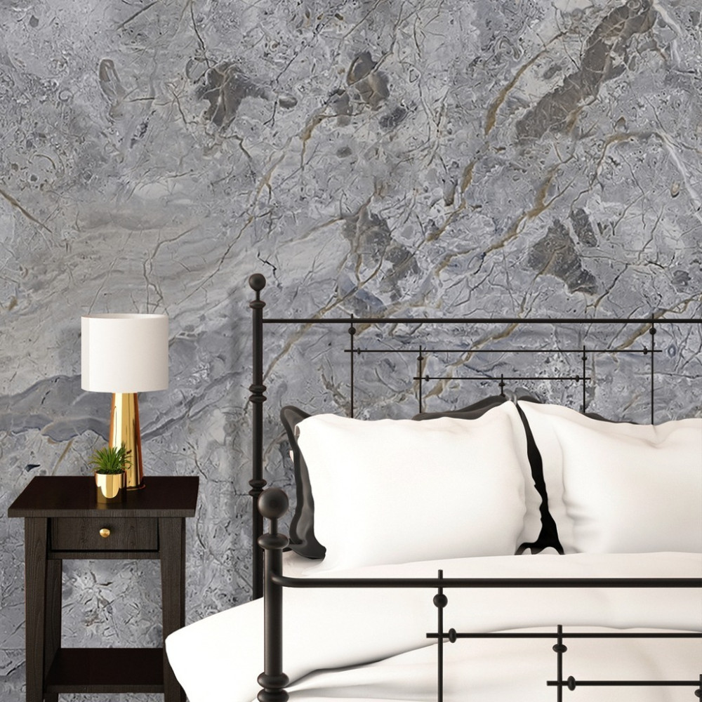 Papel de Parede Personalizado Mármore Concreto Desalinhado