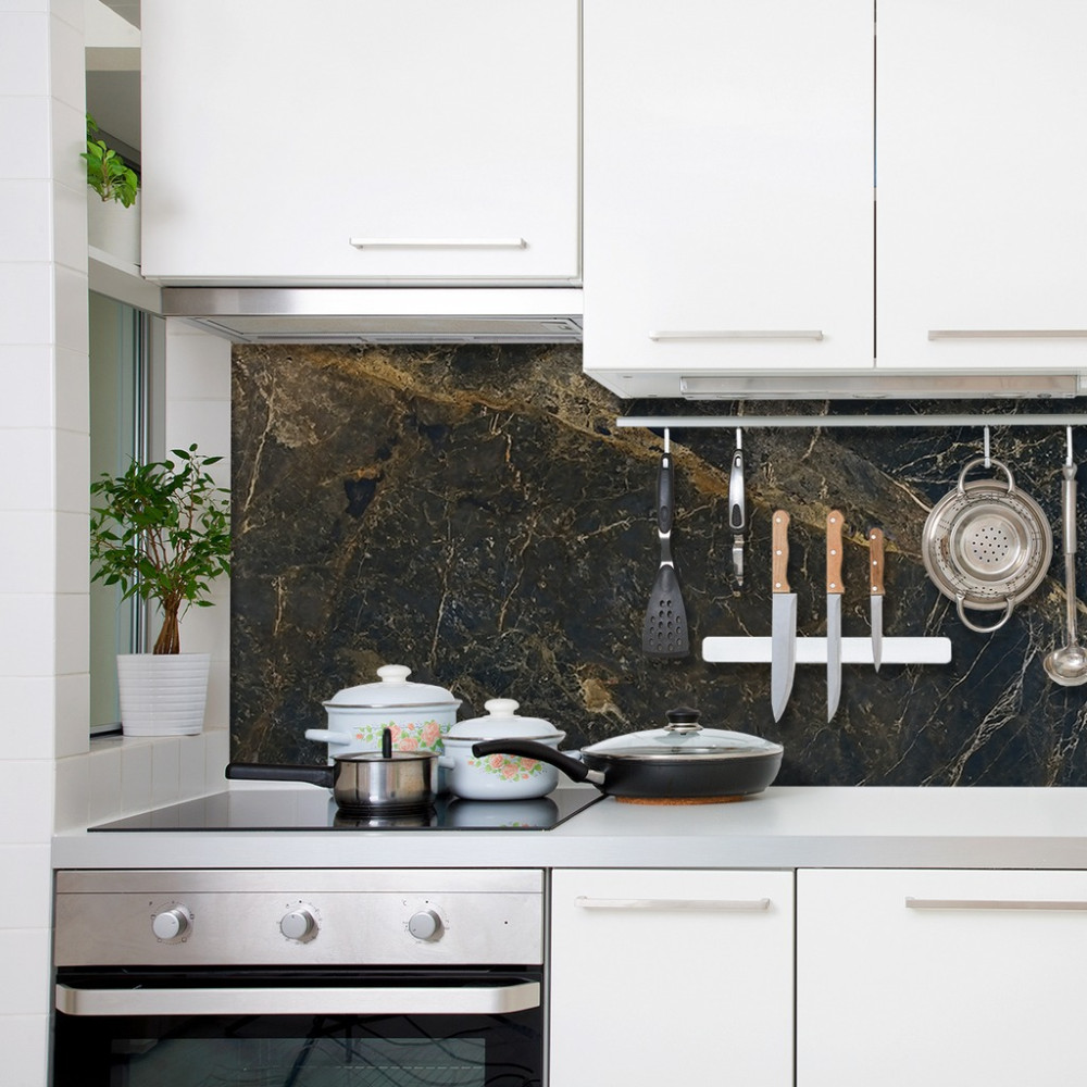 Papel de Parede Personalizado Mármore Bruma Amarela