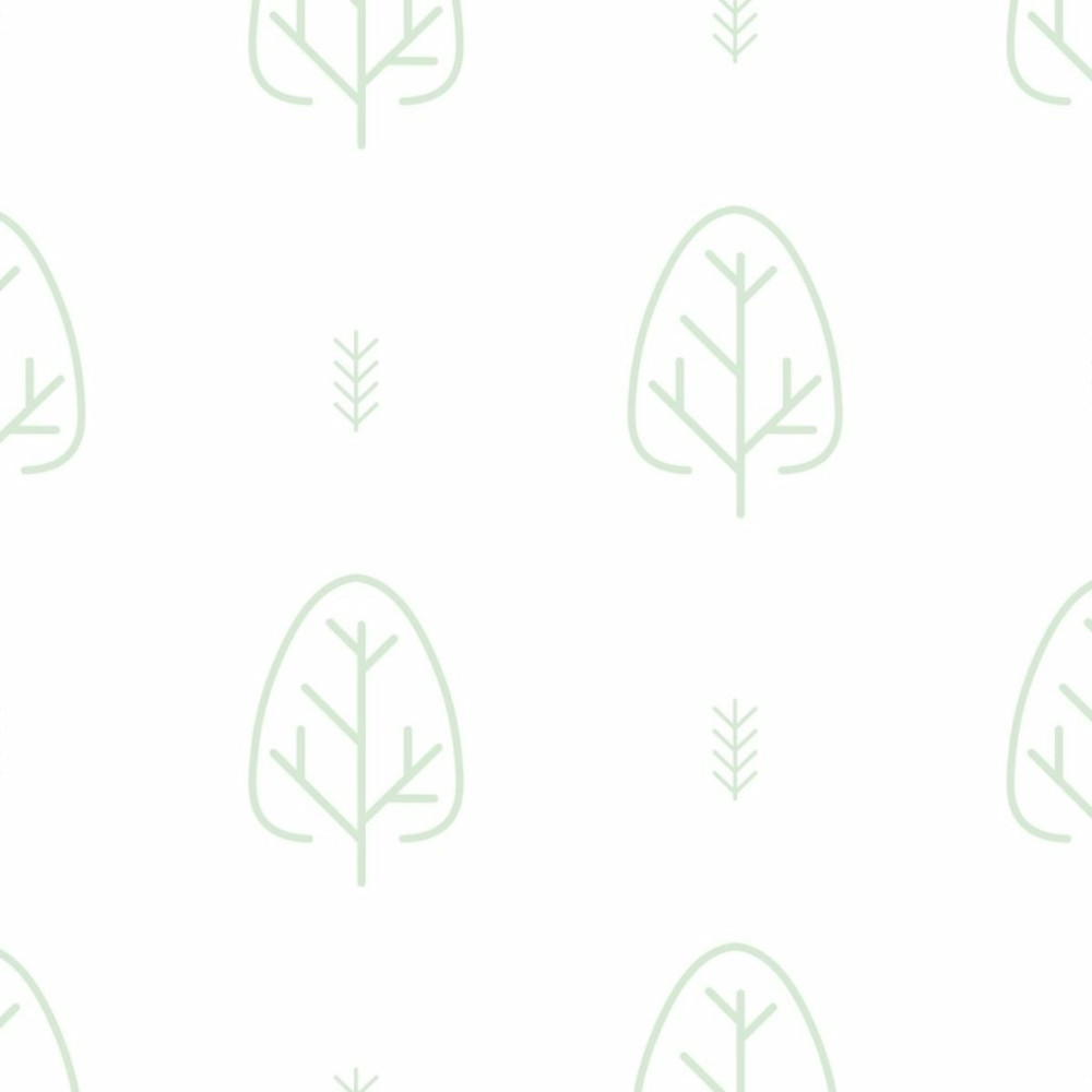 Papel de Parede Baby Green Tree