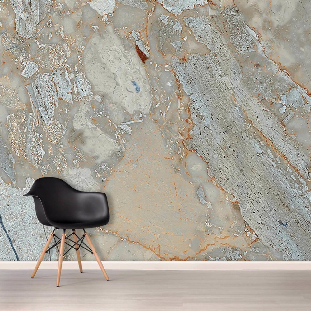 Papel de Parede Personalizado Mármore Ardósia Papel de Parede Personalizado Mármore Ardósia