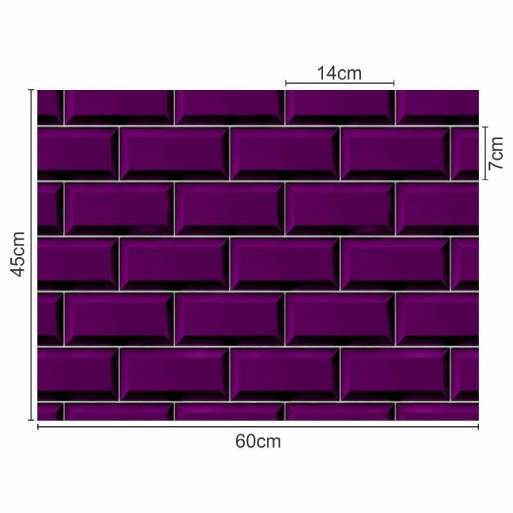 Revestimento de Azulejo Metrô Roxo Revestimento de Azulejo Metrô Roxo