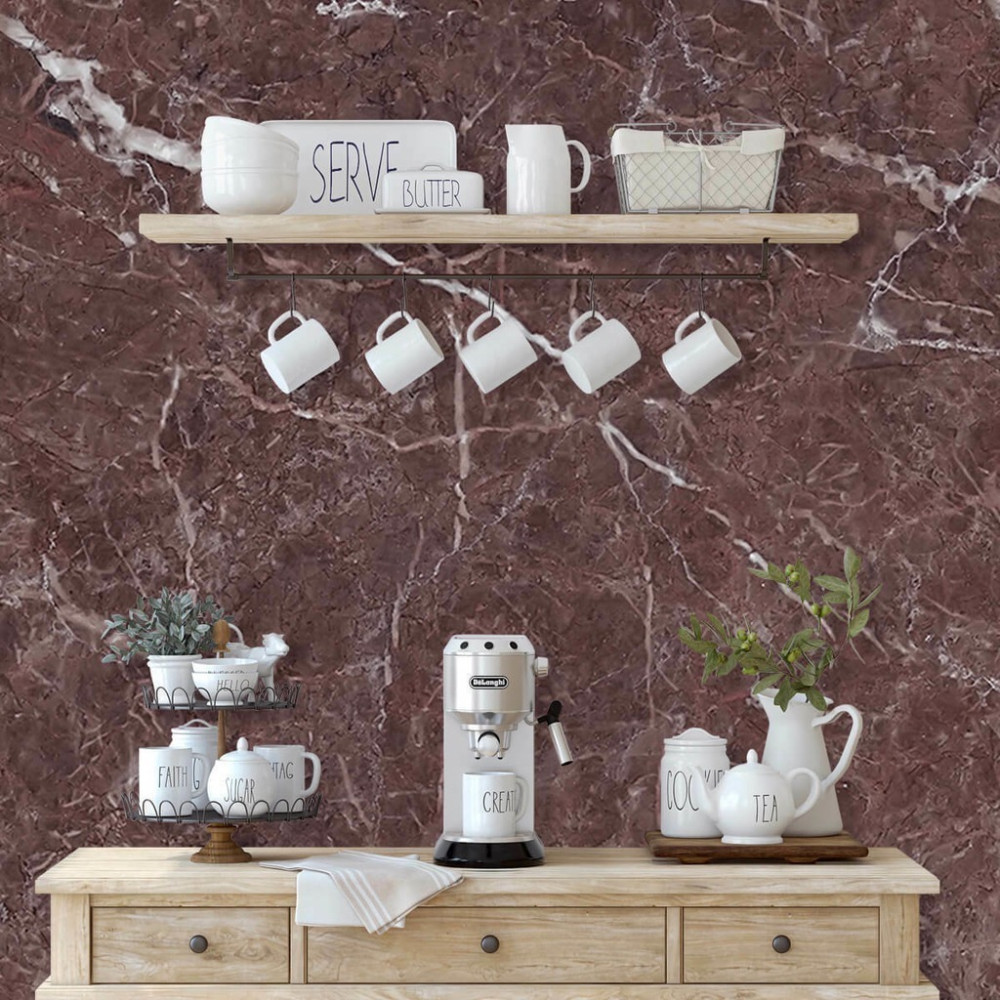 Papel de Parede Personalizado Mármore Vintage Arcaico