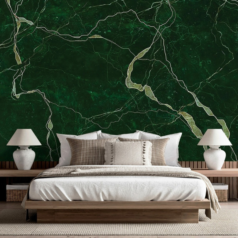Papel de Parede Personalizado Mármore Obsidiano Papel de Parede Personalizado Mármore Obsidiano