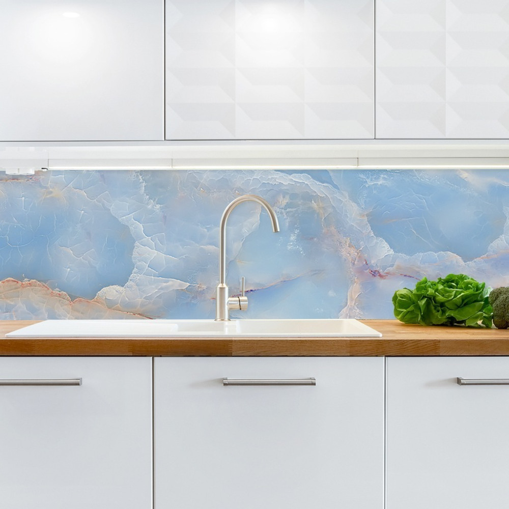 Papel de Parede Personalizado Mármore Aquamarine Papel de Parede Personalizado Mármore Aquamarine