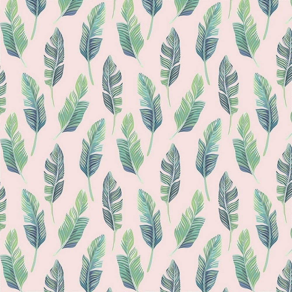 Papel De Parede Personalizado Folha De Bananeira