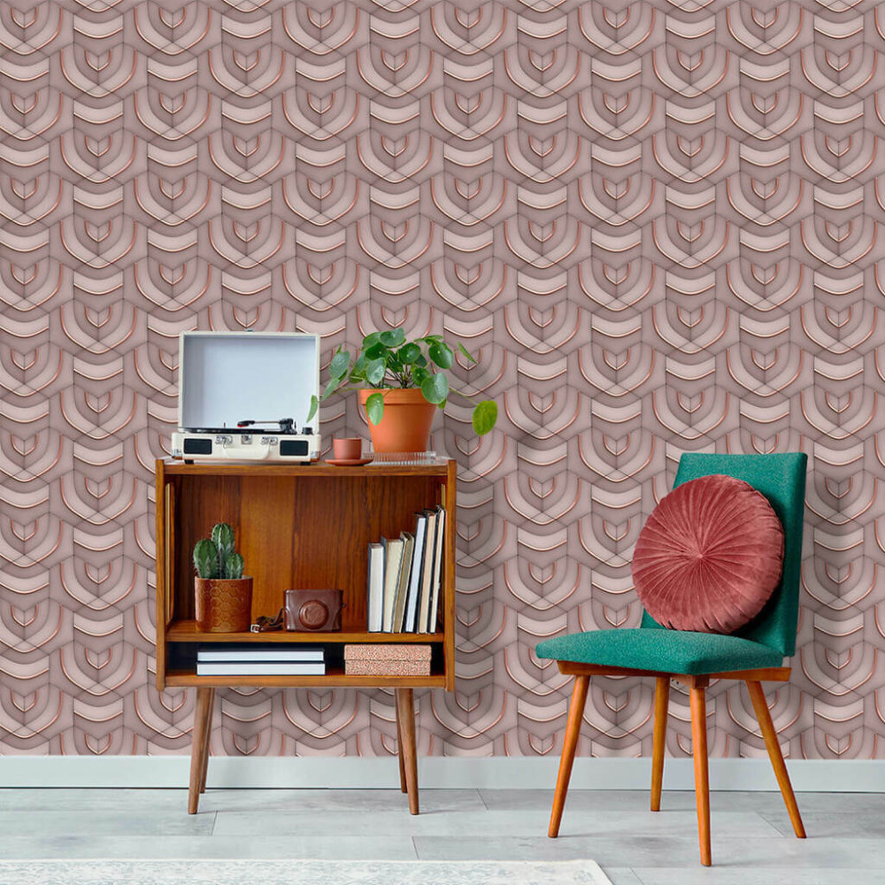 Papel de Parede Geométrico Fusão Moderna Papel de Parede Geométrico Fusão Moderna