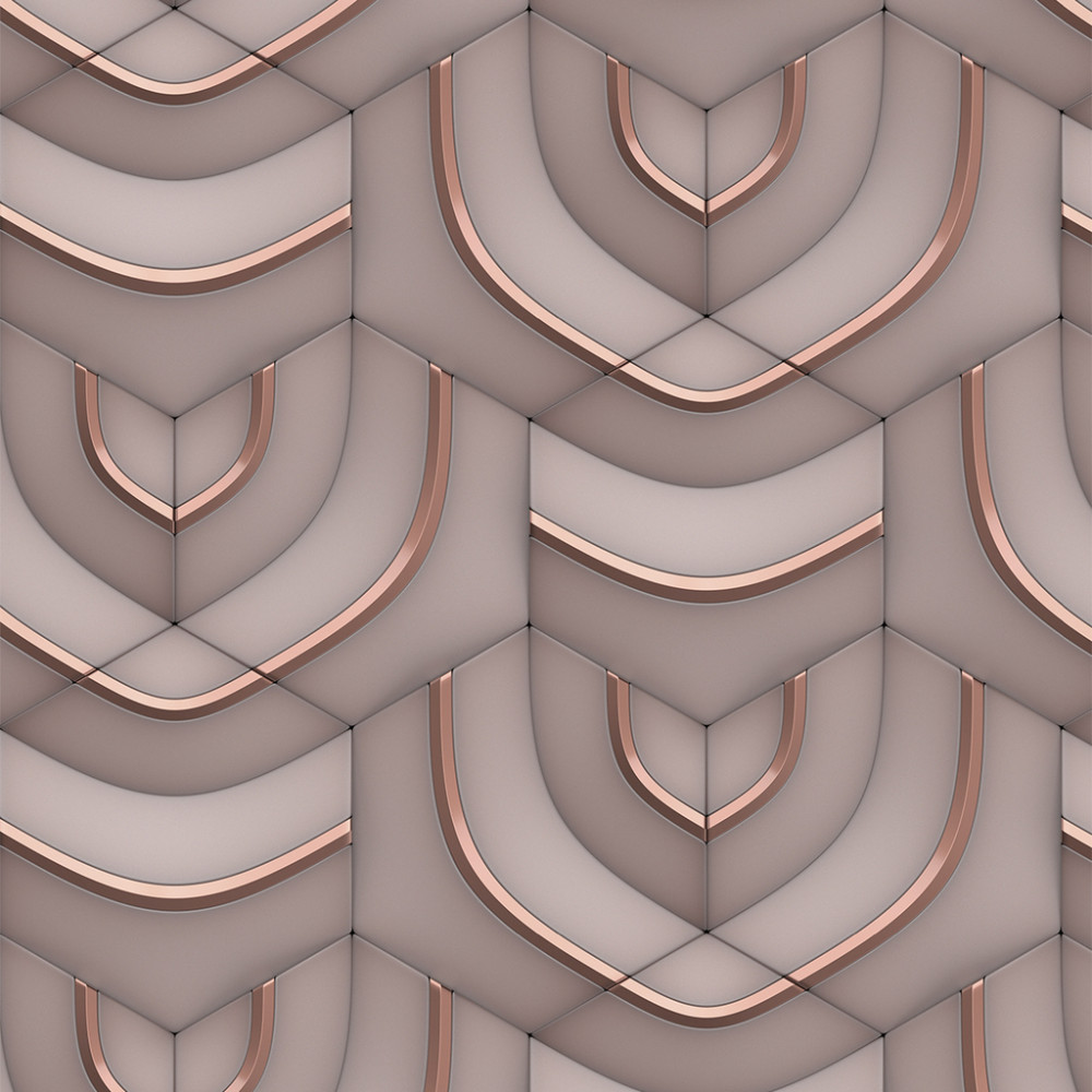 Papel de Parede Geométrico Fusão Moderna Papel de Parede Geométrico Fusão Moderna