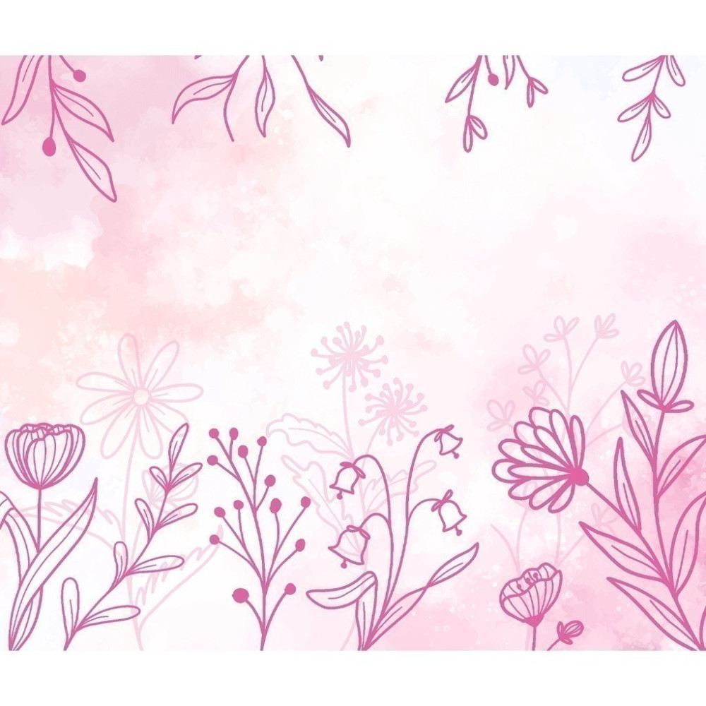 Papel de Parede Personalizado Florais Leve Papel de Parede Personalizado Florais Leve