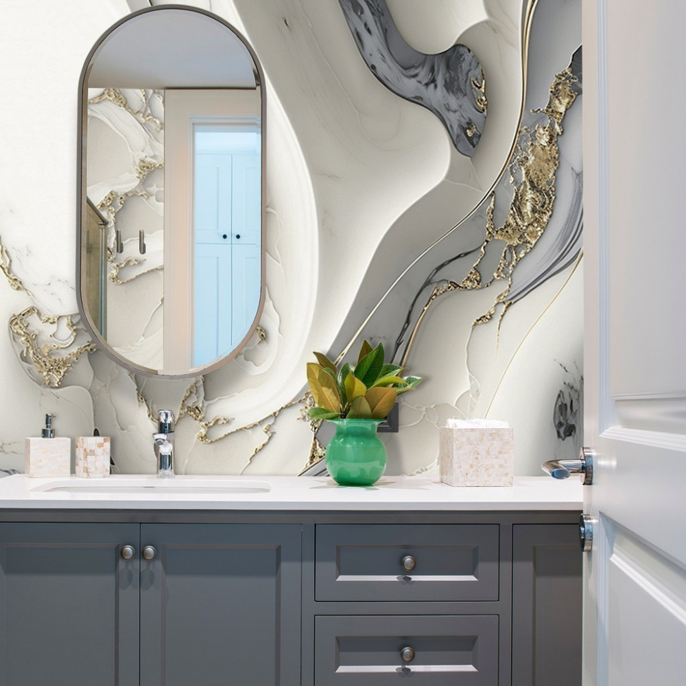 Papel de Parede Personalizado Mármore Alvorada Clássico Papel de Parede Personalizado Mármore Alvorada Clássico