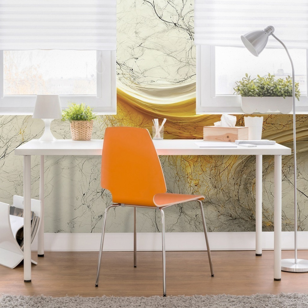 Papel de Parede Personalizado Mármore Alabastro Dourado Papel de Parede Personalizado Mármore Alabastro Dourado