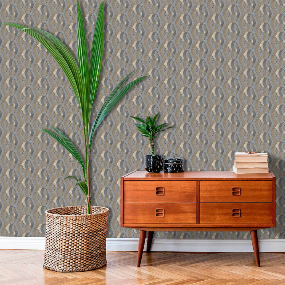 Papel de Parede Geométrico Suave