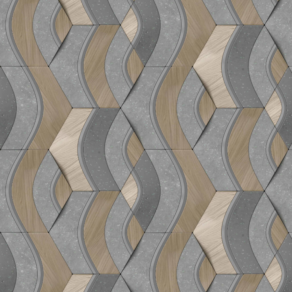 Papel de Parede Geométrico Suave