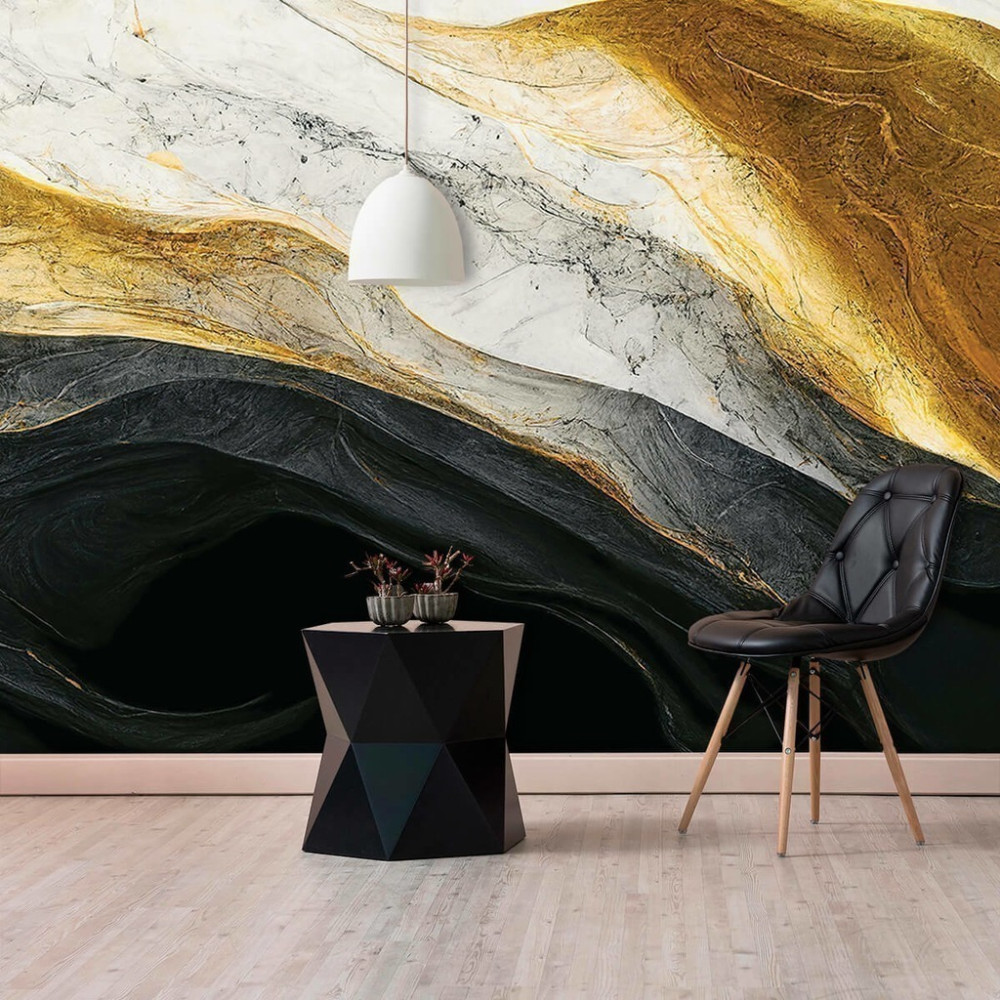 Papel de Parede Personalizado Mármore Estalactite Papel de Parede Personalizado Mármore Estalactite
