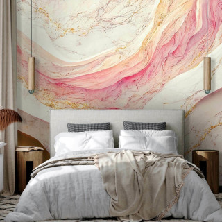 Papel de Parede Personalizado Mármore Matizes