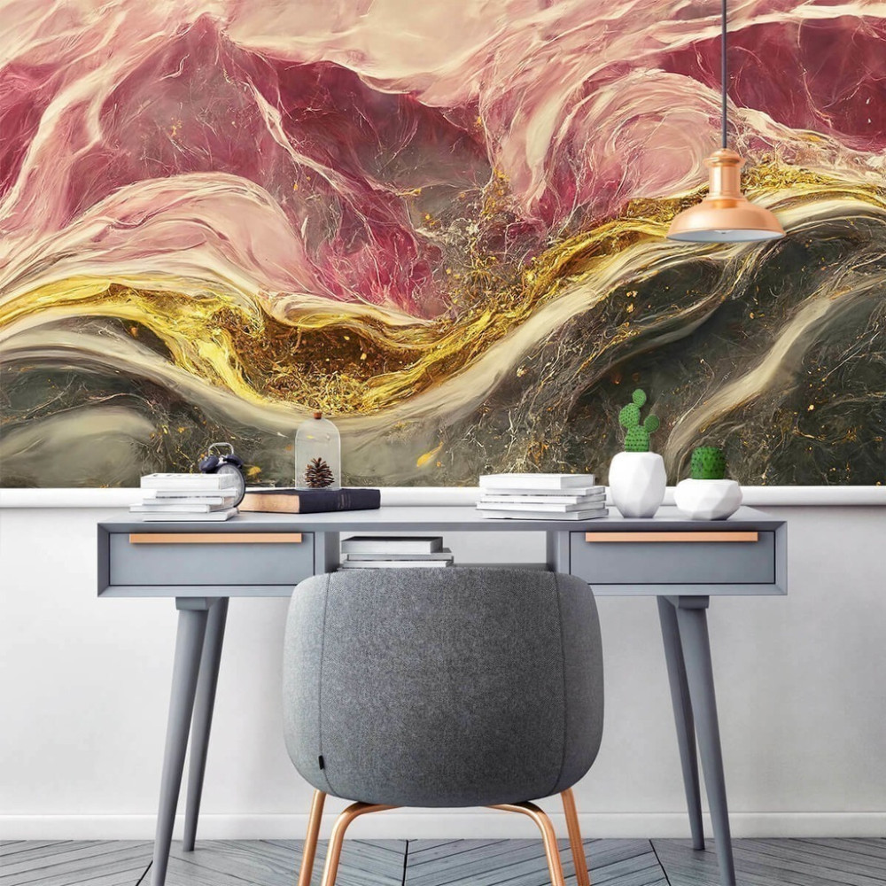 Papel de Parede Personalizado Mármore Etéreo Papel de Parede Personalizado Mármore Etéreo