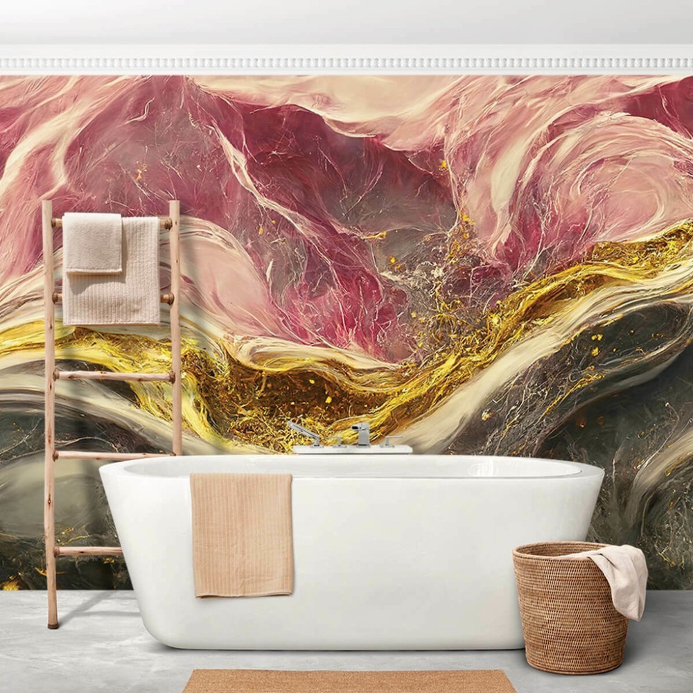Papel de Parede Personalizado Mármore Etéreo Papel de Parede Personalizado Mármore Etéreo