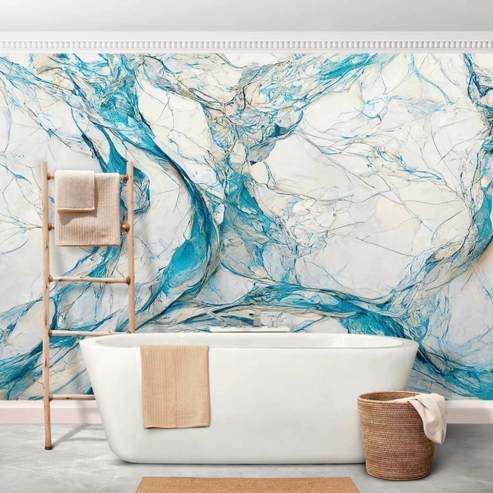 Papel de Parede Personalizado Mármore Sutil Elegante