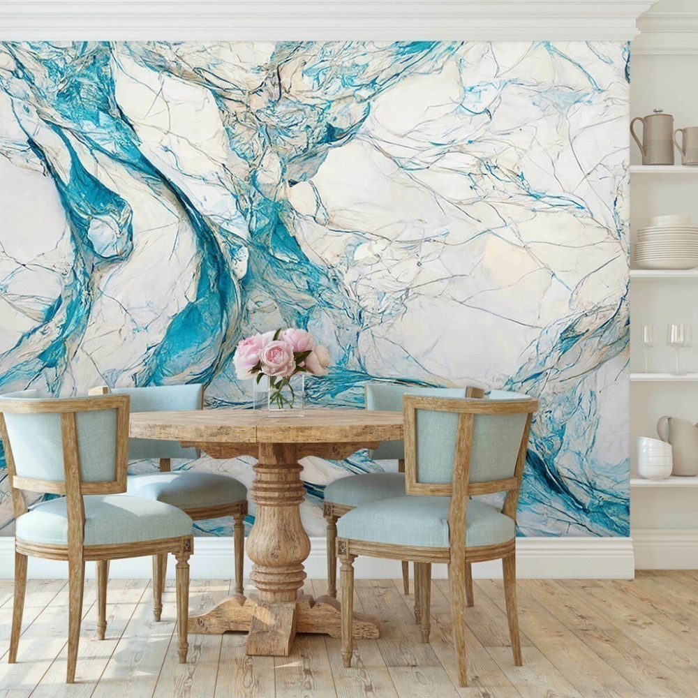 Papel de Parede Personalizado Mármore Sutil Elegante