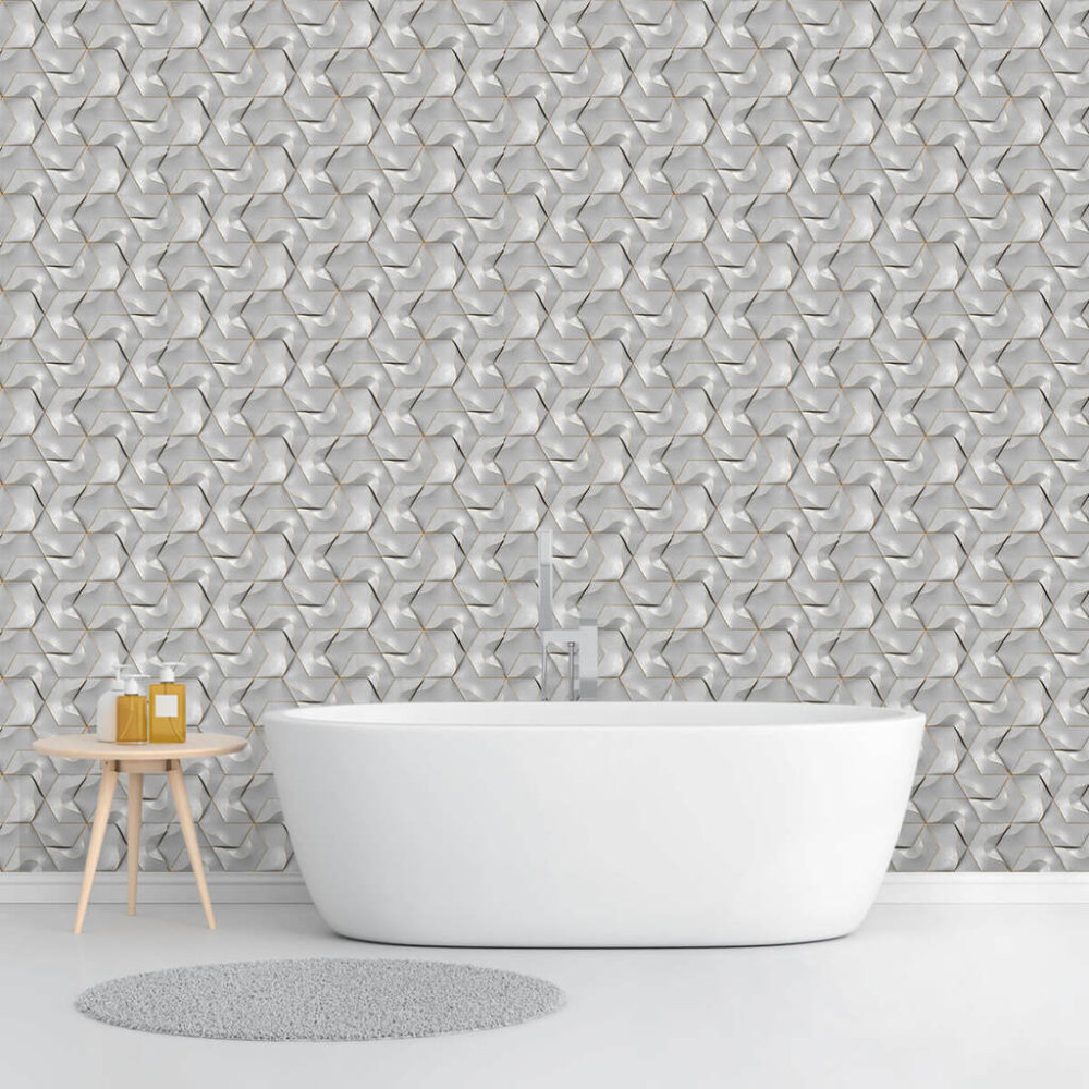 Papel de Parede Geométrico Fendi Papel de Parede Geométrico Fendi