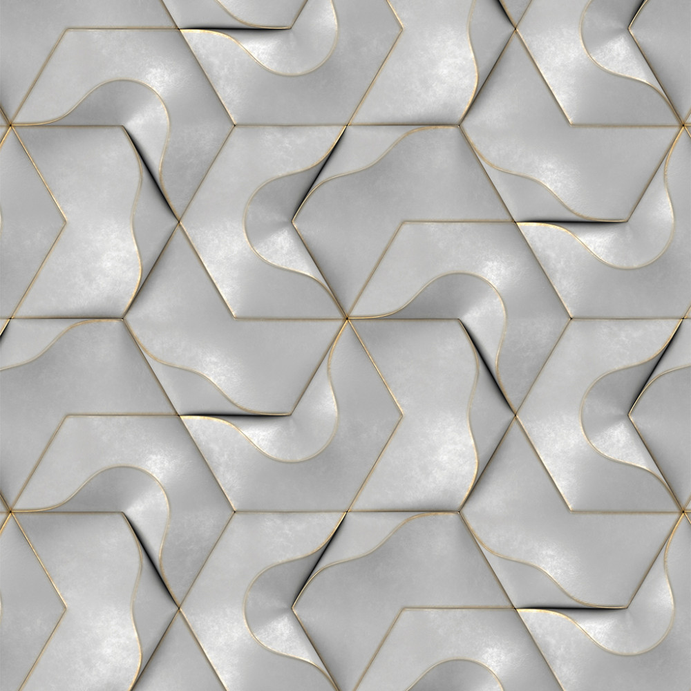 Papel de Parede Geométrico Fendi Papel de Parede Geométrico Fendi