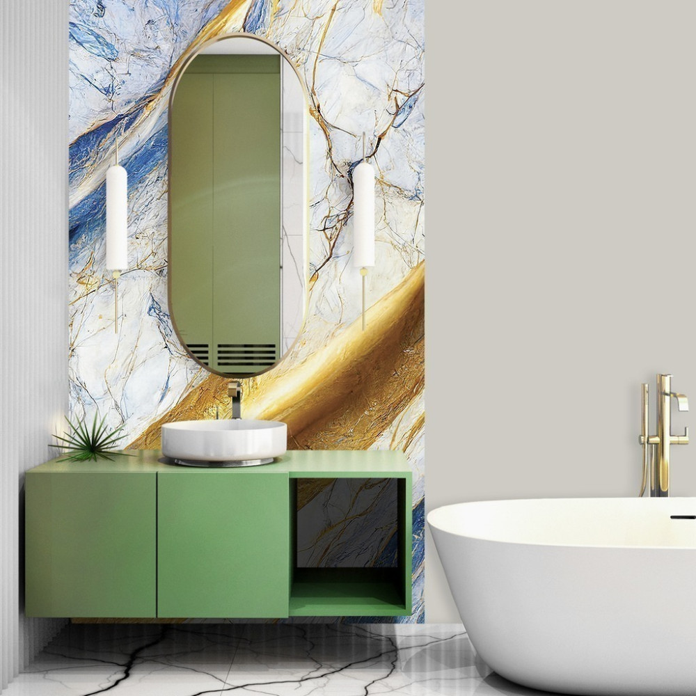 Papel de Parede Personalizado Mármore Deslumbrante