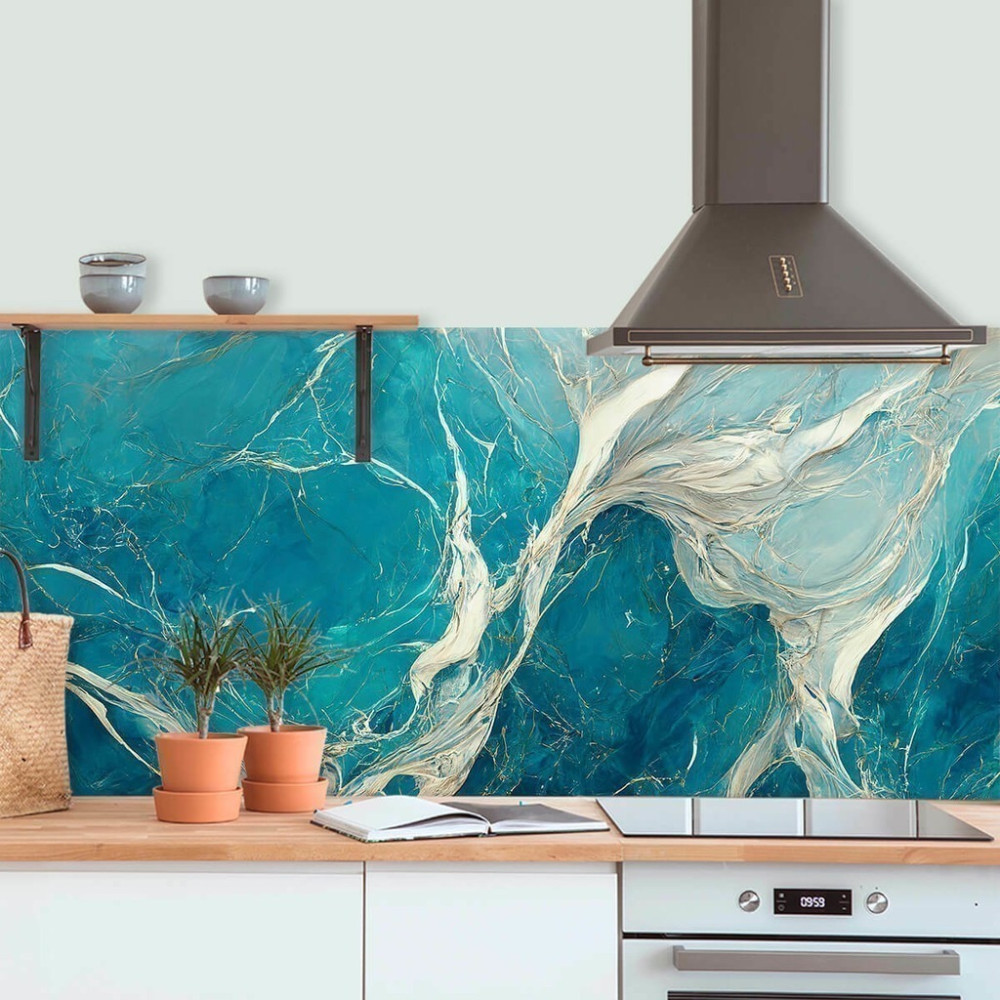 Papel de Parede Personalizado Mármore Lápis Lazúli Papel de Parede Personalizado Mármore Lápis Lazúli