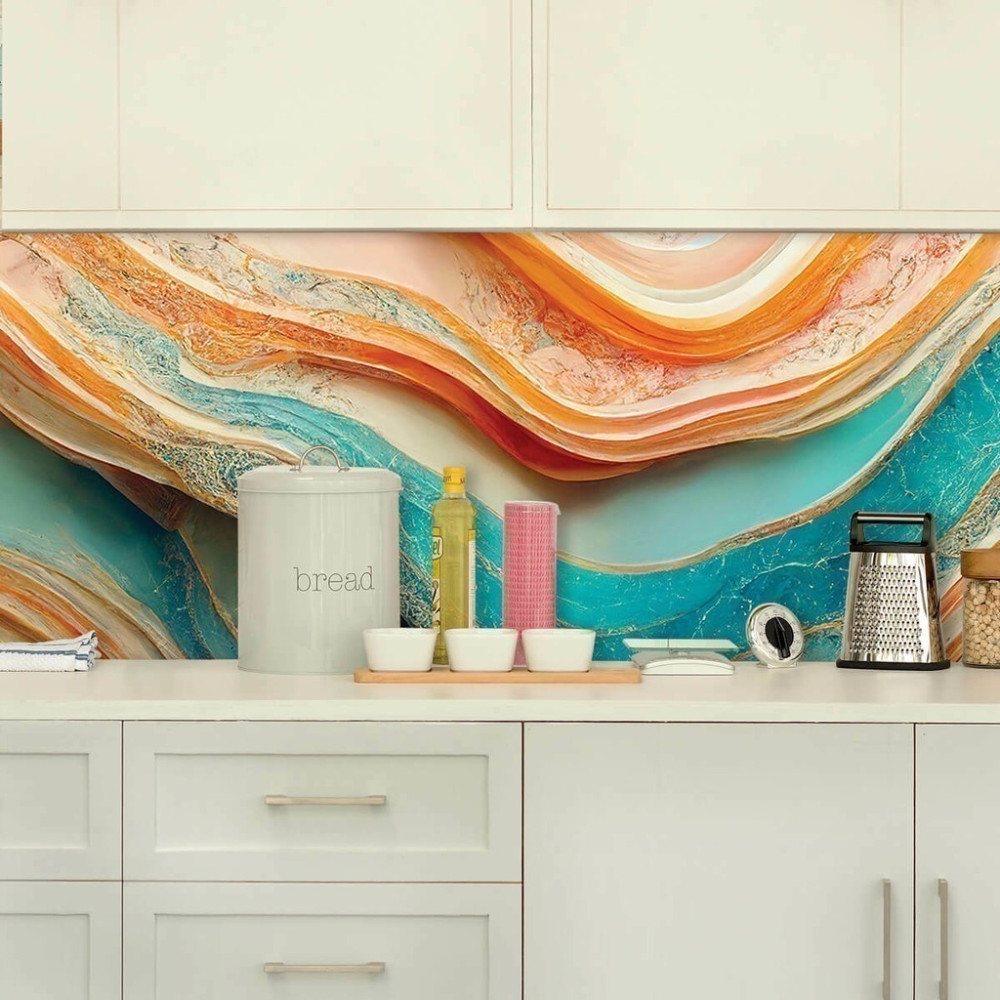 Papel de Parede Personalizado Mármore Citrus Papel de Parede Personalizado Mármore Citrus