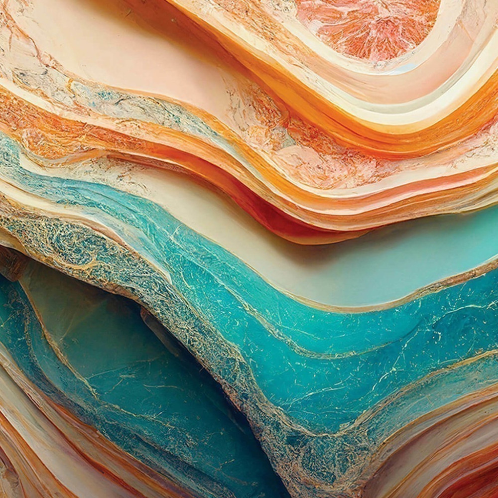 Papel de Parede Personalizado Mármore Citrus Papel de Parede Personalizado Mármore Citrus