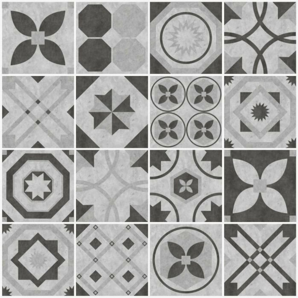 Adesivo de Azulejo Hidráulico estilo Concreto