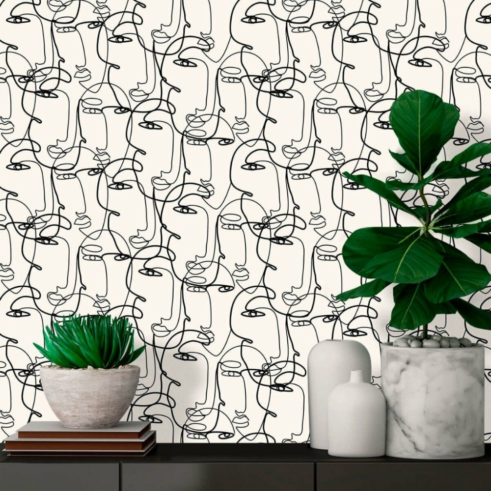 Papel de Parede Elegance Faces