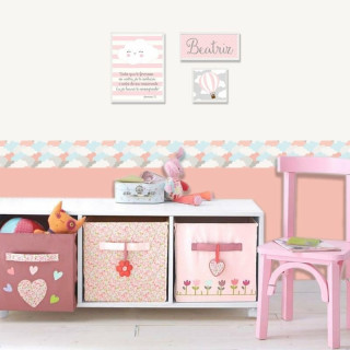 Faixa Decorativa Infantil Nuvens Coloridas