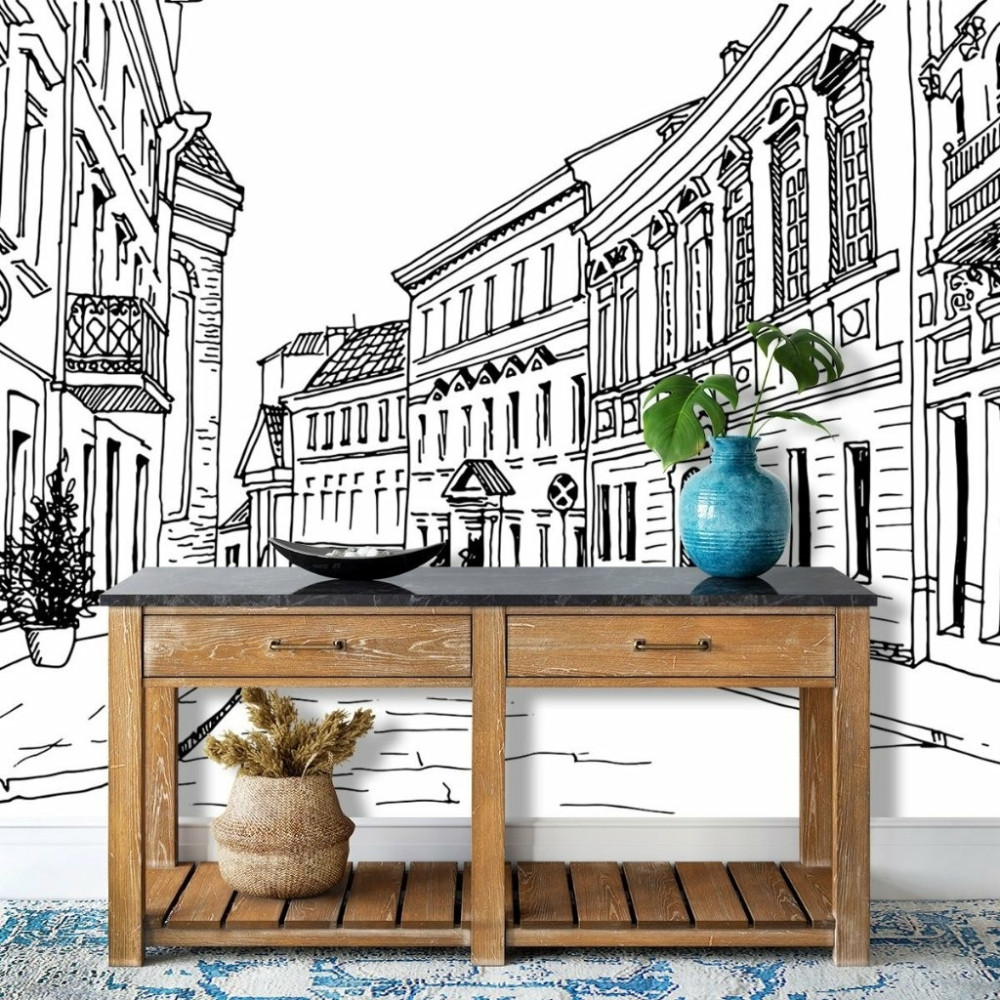 Papel de Parede Personalizado Vila