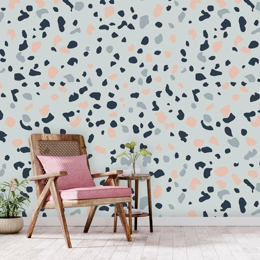 Papel De Parede Personalizado Granilite Tones Of Blue