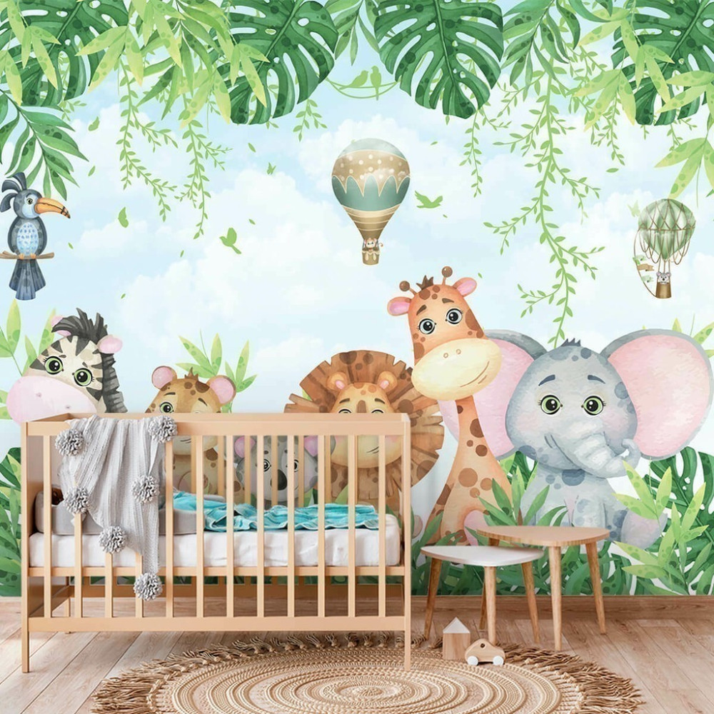 Papel De Parede Personalizado Selva Safári