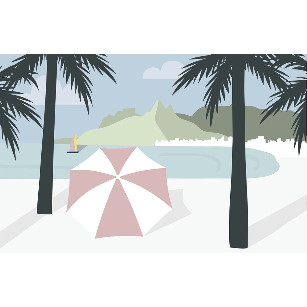 Papel De Parede Personalizado Praia