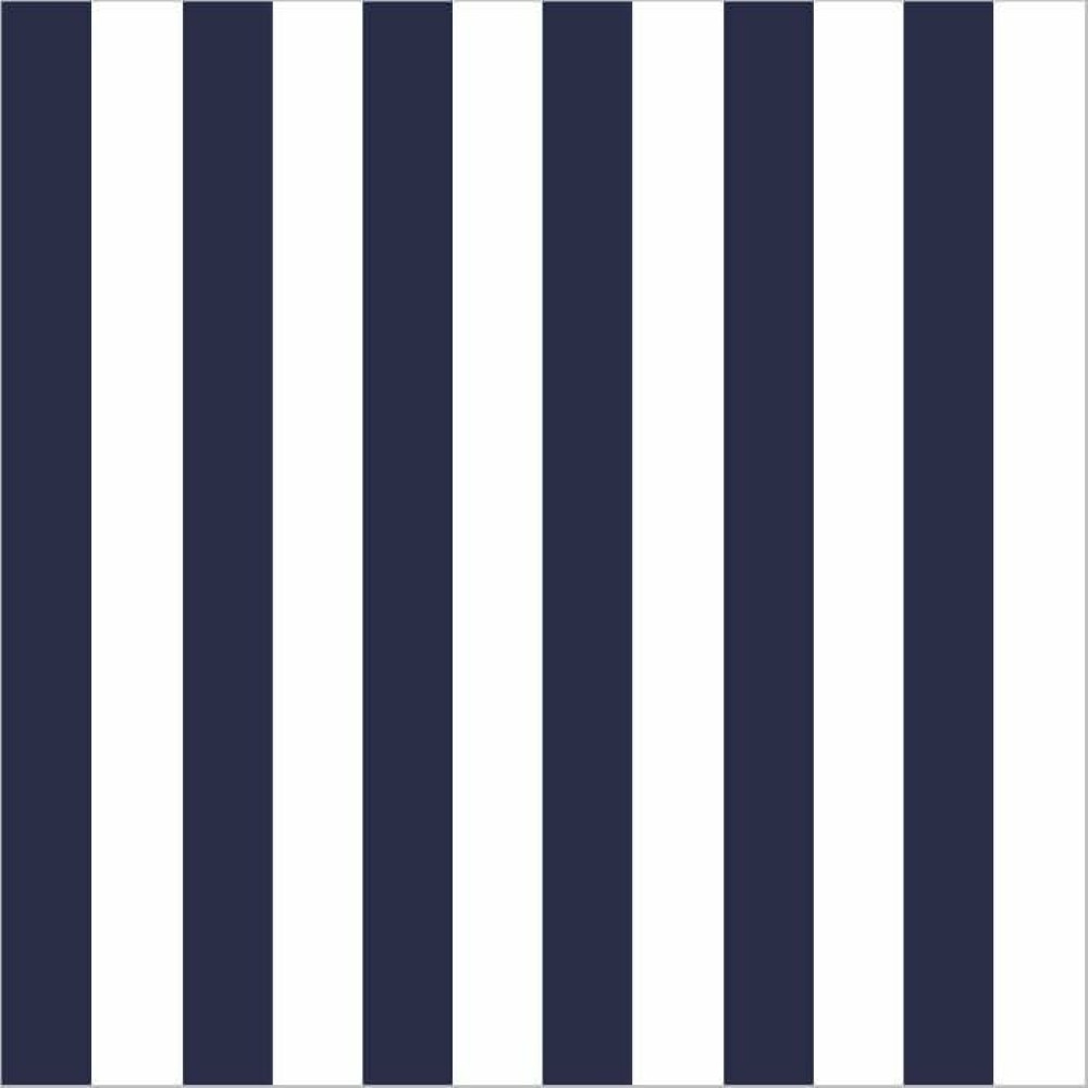 Papel de Parede Listrado Azul Escuro