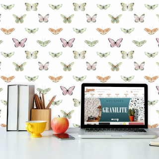 Papel De Parede Personalizado Borboletas
