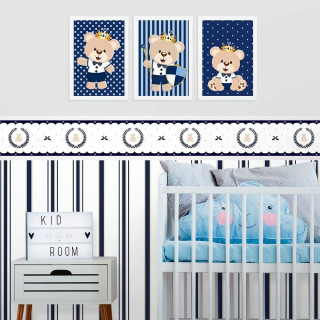 Faixa Decorativa Infantil Ursinho