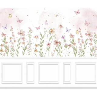 Papel de Parede Personalizado Encanto das Borboletas