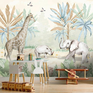 Papel de Parede Personalizado Fazenda dos Animais