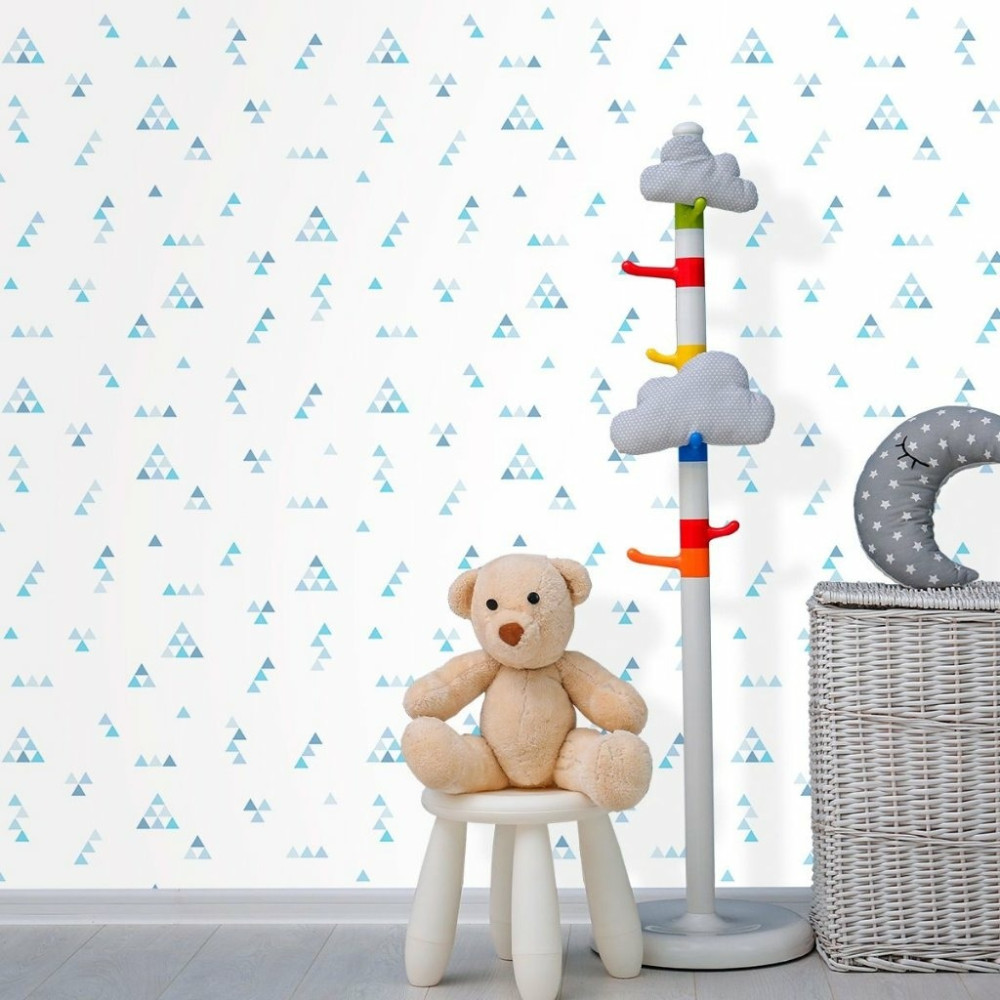 Papel de Parede Baby Soft Blue Papel de Parede Baby Soft Blue