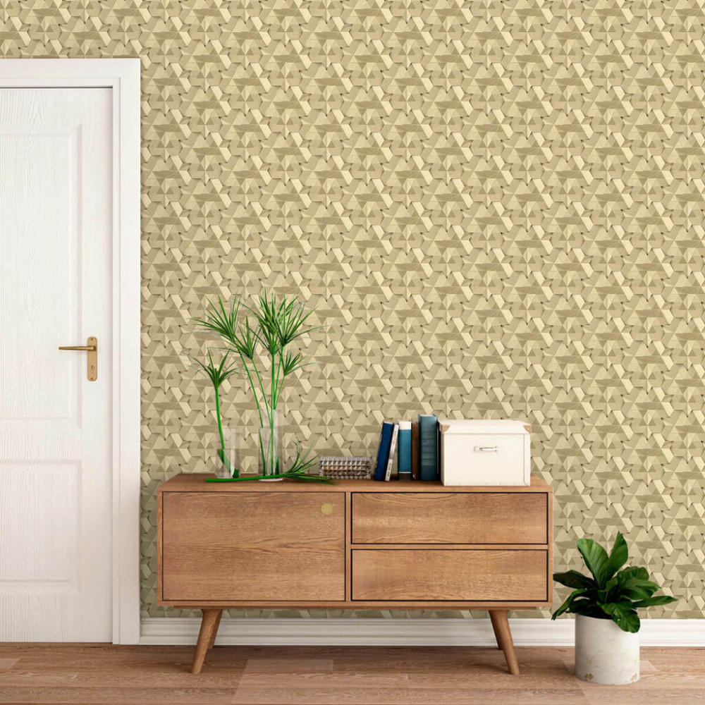 Papel de Parede Geométrico Estrelas de Areia Papel de Parede Geométrico Estrelas de Areia