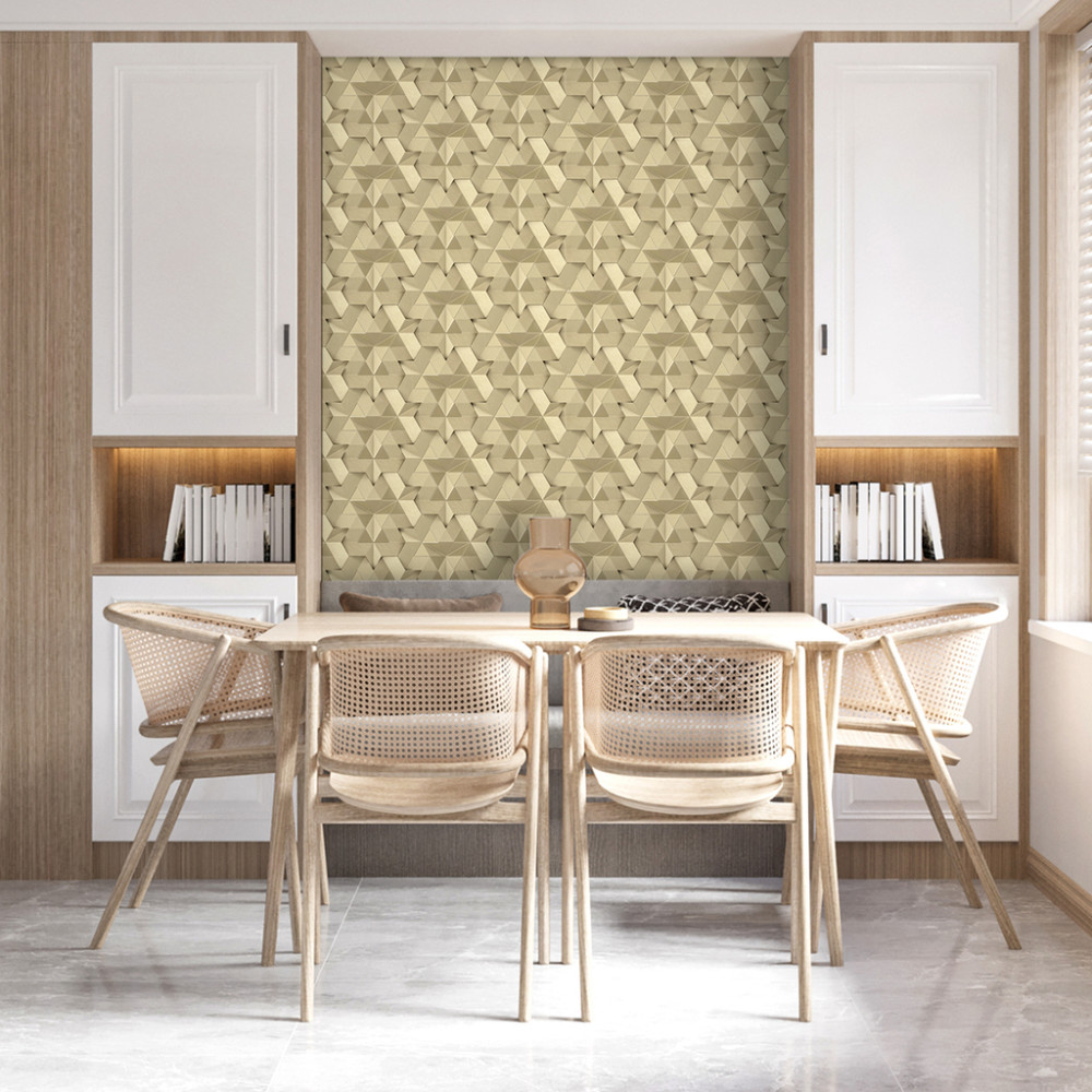 Papel de Parede Geométrico Estrelas de Areia Papel de Parede Geométrico Estrelas de Areia