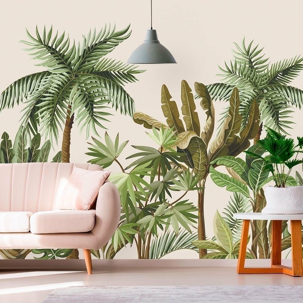 Papel de Parede Personalizado Tropical